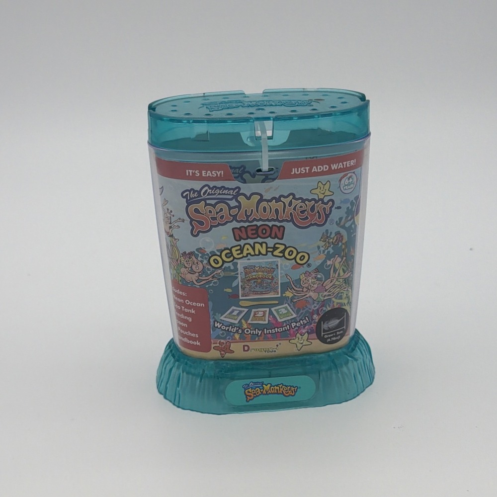Amazing Live Sea Monkeys Ocean Zoo Marine Aquarium NEON Sea Foam 23232 NEW NIP
